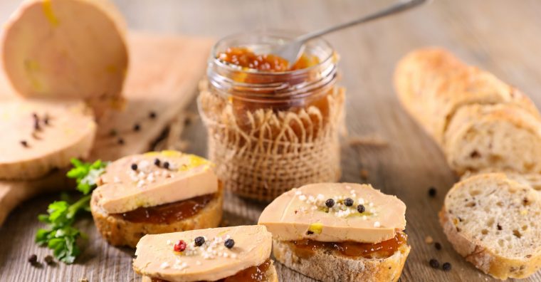 Toast foie gras, agroalimentaire