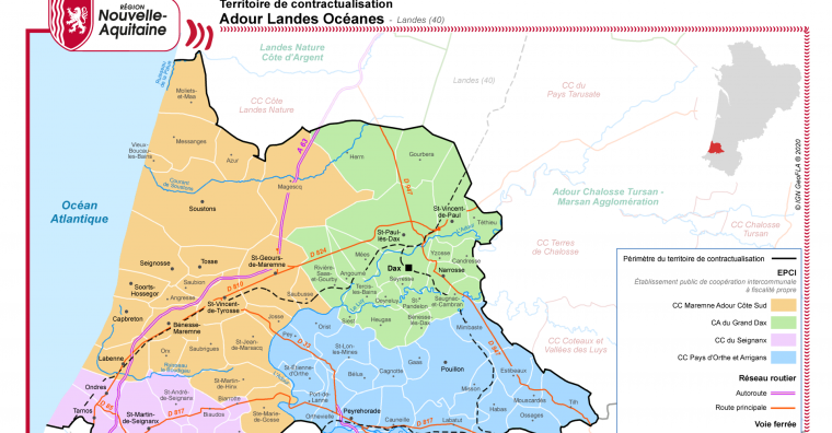 Illustration de l'article Le Pays Adour Landes Océanes signe son contrat de développement avec la région