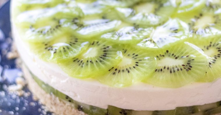 Illustration de l'article Recette : Cheesecake kiwi de l’Adour et pamplemousse