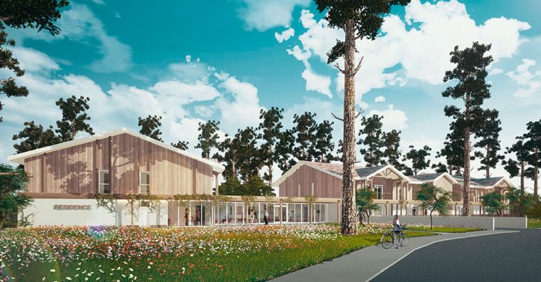 Illustration de l'article Immobilier – Premier projet labellisé « 1 % pour le sport » à Biscarrosse