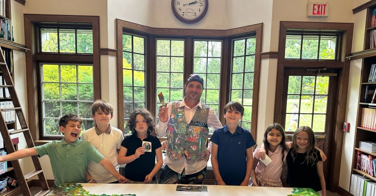 Illustration de l'article Art – Rémi Bertoche peint avec les enfants d’Eagle Hill