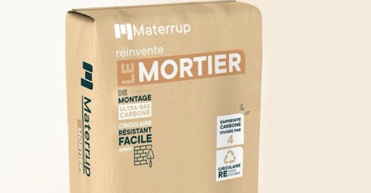 Illustration de l'article Construction durable – Materrup lance son premier mortier très bas carbone