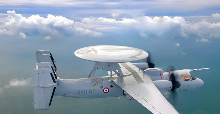 Illustration de l'article Aéronautique – Potez livre l’empennage du premier avion-radar E2D conçu par l’américain Northrop Grumman pour la Marine nationale