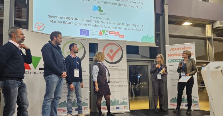 Illustration de l'article Biodéchets – La plateforme de compostage inclusif entre les Jardins de Nonères et l’hôpital de Mont-de-Marsan primée à Lyon