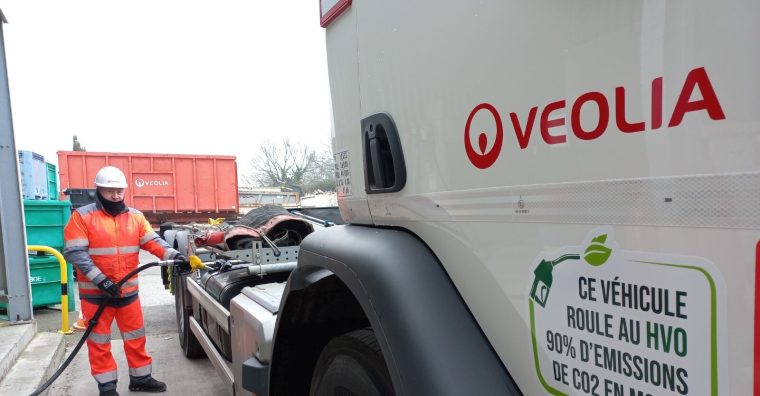Illustration de l'article Environnement – Les 11 camions de Veolia à Laluque passent au biocarburant