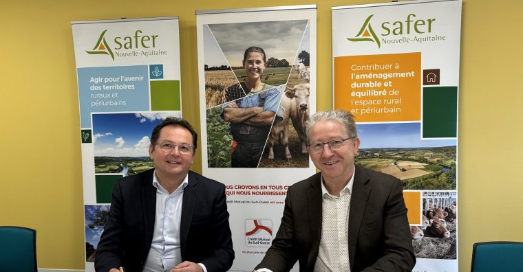 Illustration de l'article Région – Agriculture – La Safer Nouvelle-Aquitaine renforce son partenariat avec le Crédit Mutuel