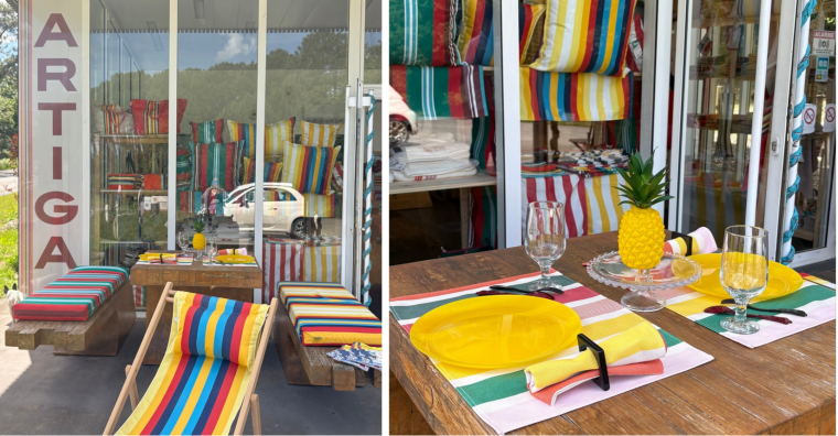 Illustration de l'article Textile — Artiga prend ses quartiers d’été à Capbreton dans une boutique atypique