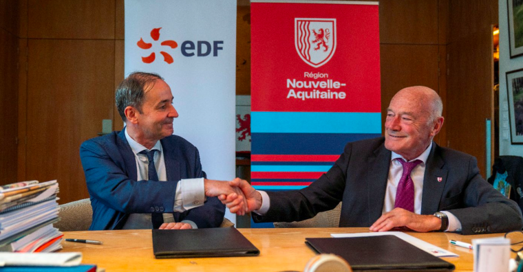 Illustration de l'article Transition énergétique — La Région Nouvelle-Aquitaine et EDF renouvellent leur partenariat