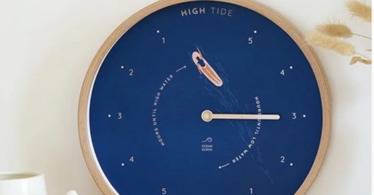 Illustration de l'article Artisanat — Ocean Clock en finale des Etsy Design Awards